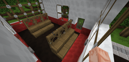 Minecraft VW Bus Innenraum