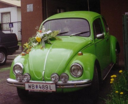 VW Käfer für Hochzeit