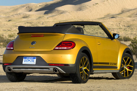 VW Beetle Dune Cabrio Heck