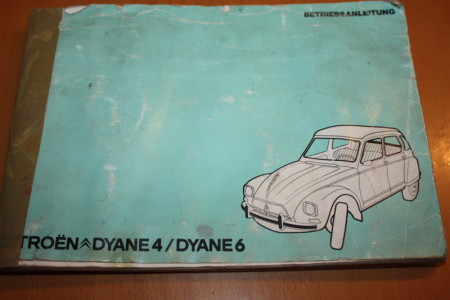 Citroen Dyane Betriebsanleitung