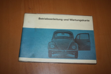 VW Käfer 1967 Betriebsanleitung