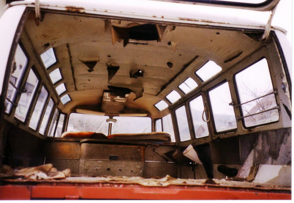 VW Bus T1 Samba Faltdach defekt Löcher