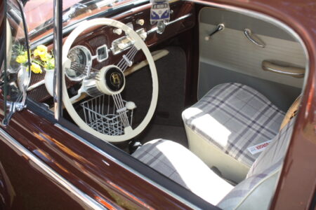 VW Käfer Innenraum Armaturenbrett Lenkrad Sitze Bambus Gitter Halter VW Käfer Innenraum Armaturenbrett Lenkrad Sitze Bambus Gitter Halter