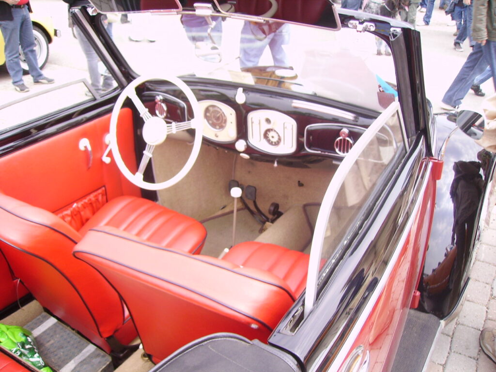 VW Käfer Cabrio Hebmüller Innenspiegel