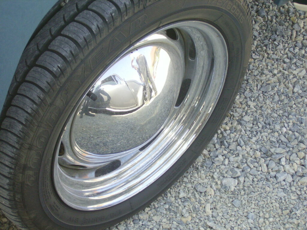 VW Käfer Radkappe Chrom